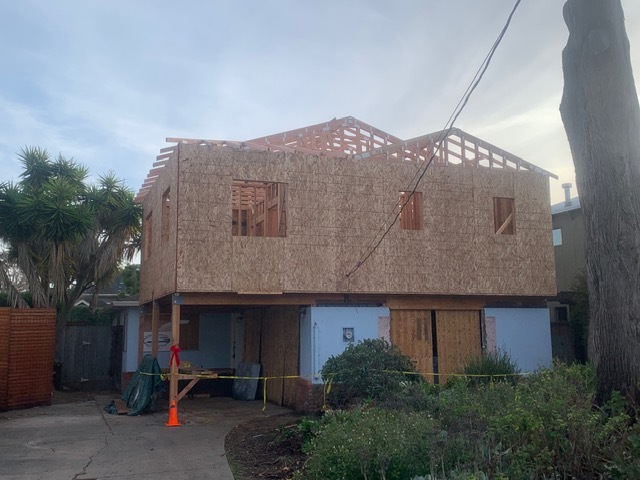 New construction home framing